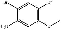 2,4-二溴-5-甲氧基苯胺 结构式