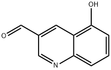 5-hydroxyquinoline-3-carbaldehyde 结构式