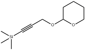 Tetrahydro-2-[[3-(trimethylsilyl)-2-propyn-1-yl]oxy]-2H-Pyran 结构式