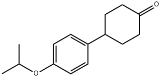 4-(4-Isopropoxyphenyl)cyclohexanone 结构式