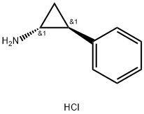 (1R,2S)-2-苯基-环丙胺盐酸盐 结构式