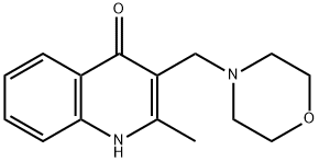 2-Methyl-3-morpholin-4-ylmethyl-1H-quinolin-4-one 结构式