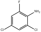 2,4-二氯-6-氟苯胺 结构式