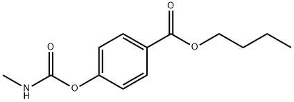 4-(BUTOXYCARBONYL)PHENYL N-METHYLCARBAMATE 结构式