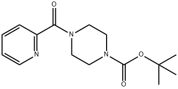 4-吡啶酰哌嗪-1-羧酸叔丁酯 结构式