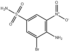 4-Amino-3-bromo-5-nitro-benzenesulfonamide 结构式