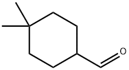 4,4-二甲基环己烷-1-甲醛 结构式