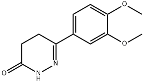 6-(3,4-dimethoxyphenyl)-4,5-dihydro-3(2H)-Pyridazinone 结构式