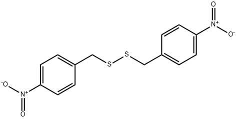 1-NITRO-4-(((4-NITROBENZYL)DITHIO)METHYL)BENZENE 结构式