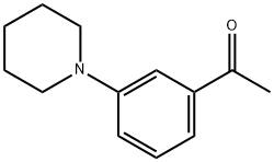 1-(3-(Piperidin-1-yl)phenyl)ethanone 结构式