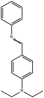 N-(4-(DIETHYLAMINO)BENZYLIDENE)ANILINE 结构式