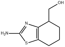 (2-氨基-4,5,6,7-四氢苯并[D]噻唑-4-基)甲醇 结构式
