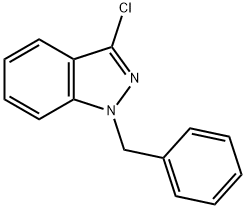 1-Benzyl-3-chloro-1H-indazole 结构式