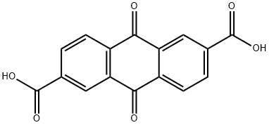 9,10-二氧基-9,10-二氢-蒽-2,6-二羧酸 结构式