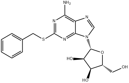 2-Benzylthioadenosine 结构式