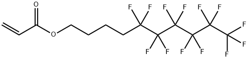 5,5,6,6,7,7,8,8,9,9,10,10,10-丙烯酸十三氟癸酯 结构式