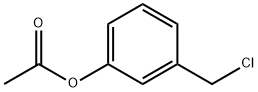 3-(氯甲基)乙酸苯酯 结构式