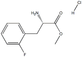 L-2-氟苯丙氨酸甲酯盐酸盐 结构式