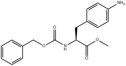 (S)-methyl 3-(4-aminophenyl)-2-(((benzyloxy)carbonyl)amino)propanoate 结构式