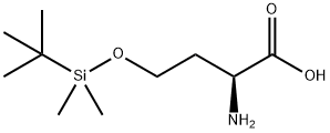 (S)-2-amino-4-(tert-butyldimethylsilyloxy)butanoic acid 结构式