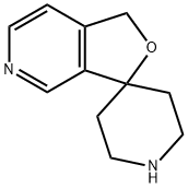 Spiro[furo[3,4-c]pyridine-3(1H),4'-piperidine] 结构式