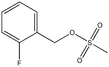 BENZENEMETHANOL, 2-FLUORO-, METHANESULFONATE 结构式