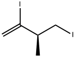 (R)-2,4-二碘-3-甲基-1-丁烯 结构式