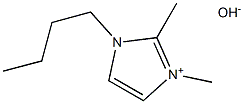 1-丁基-2,3-二甲基咪唑氢氧化物 结构式