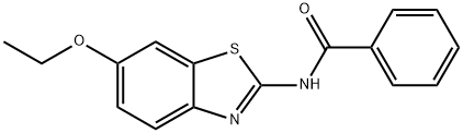N-(6-ethoxy-1,3-benzothiazol-2-yl)benzamide 结构式
