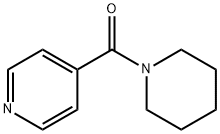 piperidin-1-yl(pyridin-4-yl)methanone 结构式