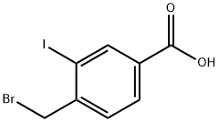 4-(Bromomethyl)-3-iodobenzoicacid 结构式