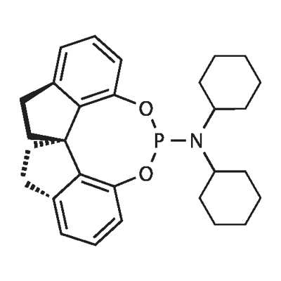 (11AR)-N,N-二环己基-10,11,12,13-四氢二茚并[7,1-DE:1',7'-FG][1,3,2]二氧磷杂环辛烷-5-胺 结构式