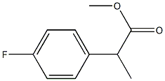 methyl 2-(4-fluorophenyl)propanoate 结构式