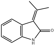 3-(propan-2-ylidene)indolin-2-one 结构式