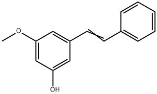 3-羟基-5-甲氧基二苯乙烯 结构式