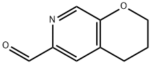 3,4-二氢-2H-吡喃并[2,3-C]吡啶-6-甲醛 结构式