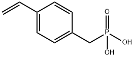 对-[(4-乙烯基苯基)甲基]膦酸 结构式