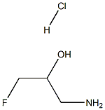1-AMINO-3-FLUOROPROPAN-2-OL HYDROCHLORIDE 结构式