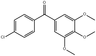 Methanone, (4-chlorophenyl)(3,4,5-trimethoxyphenyl)- 结构式