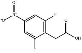 2,6-二氟-4-硝基苯乙酸 结构式