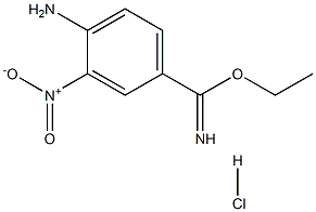 Benzenecarboximidic acid, 4-amino-3-nitro-, ethyl ester,monohydrochloride 结构式