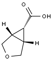 顺-3-氧杂二环[3.1.0]己烷-6-羧酸 结构式