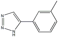 5-(m-Tolyl)-1H-1,2,3-triazole 结构式