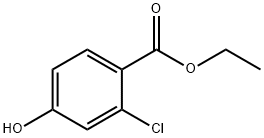2-氯-4-羟基苯甲酸乙酯 结构式