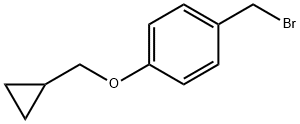 1-Bromomethyl-4-cyclopropylmethoxy-benzene 结构式