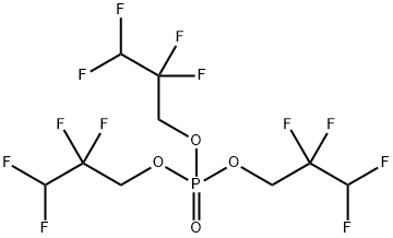 三(2,2,3,3-四氟丙基)磷酸酯 结构式