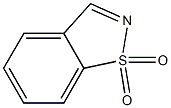 苯并[D]异噻唑1,1-二氧化物 结构式