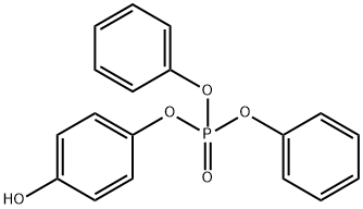 4-羟基苯基磷酸(二苯基)酯 结构式