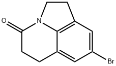 8-溴-5,6-二氢-1H-吡咯并[3,2,1-IJ]喹啉-4(2H)-酮 结构式