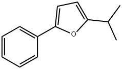 2-Isopropyl-5-phenylfuran 结构式